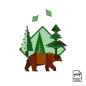 Brown bear - Vector graphics Brown bear - Vector graphics